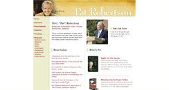 Desktop Screenshot of patrobertson.com