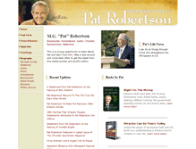 Tablet Screenshot of patrobertson.com